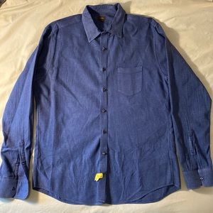 Jcrew linen cotton blend button down shirt large Tall